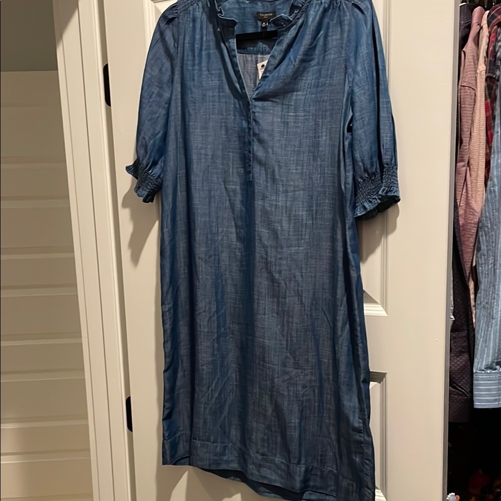 Talbots Blue Dress - Picture 11 of 13